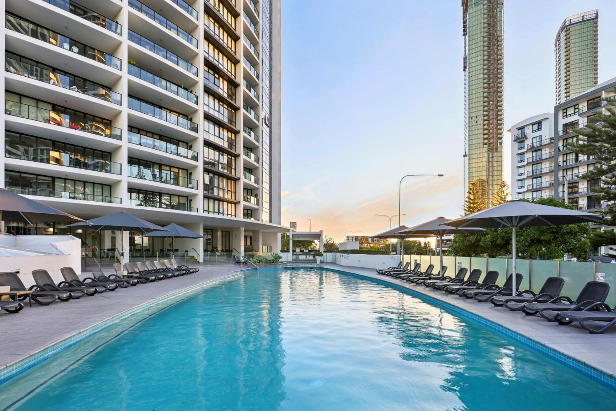 Ocean View 3-Bed With Gym, Pool, Sauna & Parking Gold Coast Exteriér fotografie